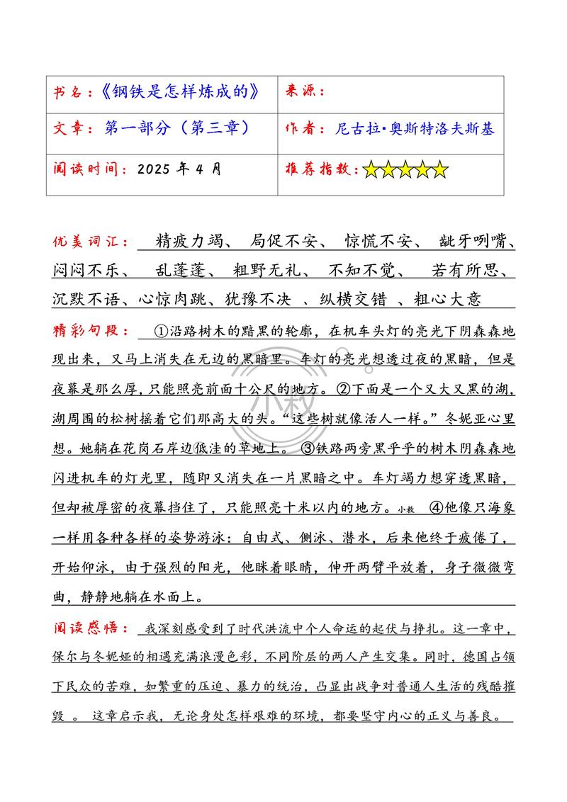 钢铁是怎样炼成的在线阅读 | 保尔·柯察金经典名著全文